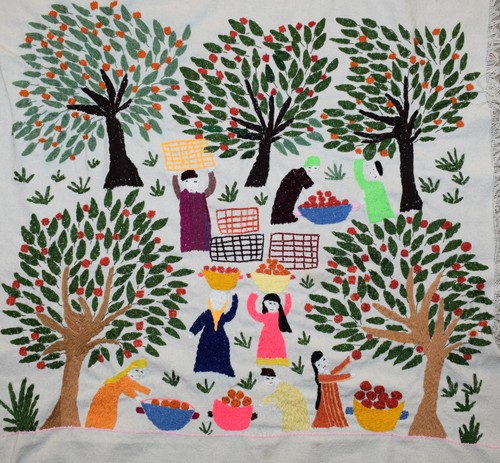 Akhmim folk art textile arazzo - folk,