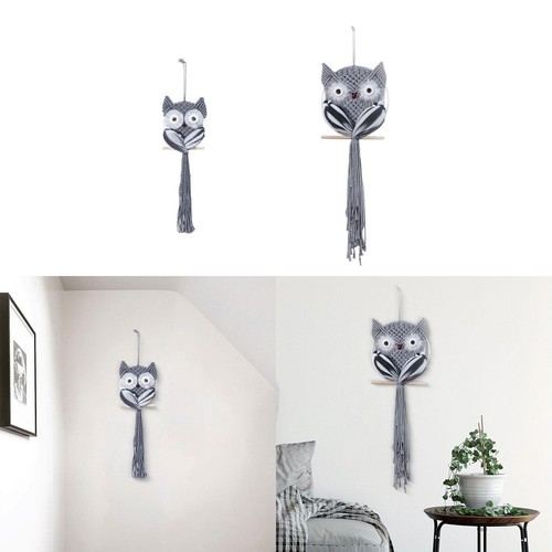 Gufo macramè decorazione - gufo,