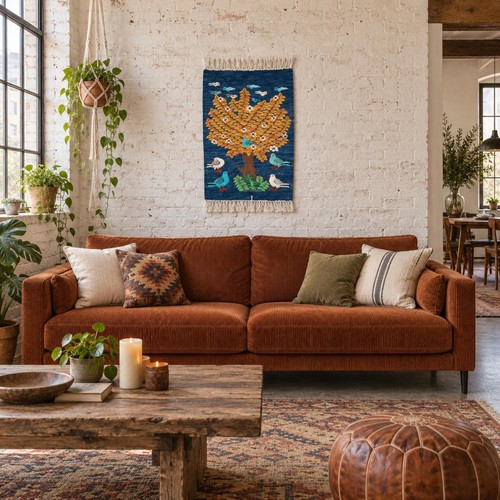 Arazzo albero delle colombe - , da