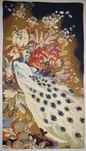 Arazzo pavone bianco - , da