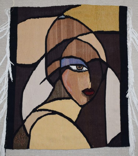 Arazzo astratto cubista