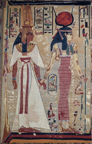 Arazzo regina nefertari scena - regina,